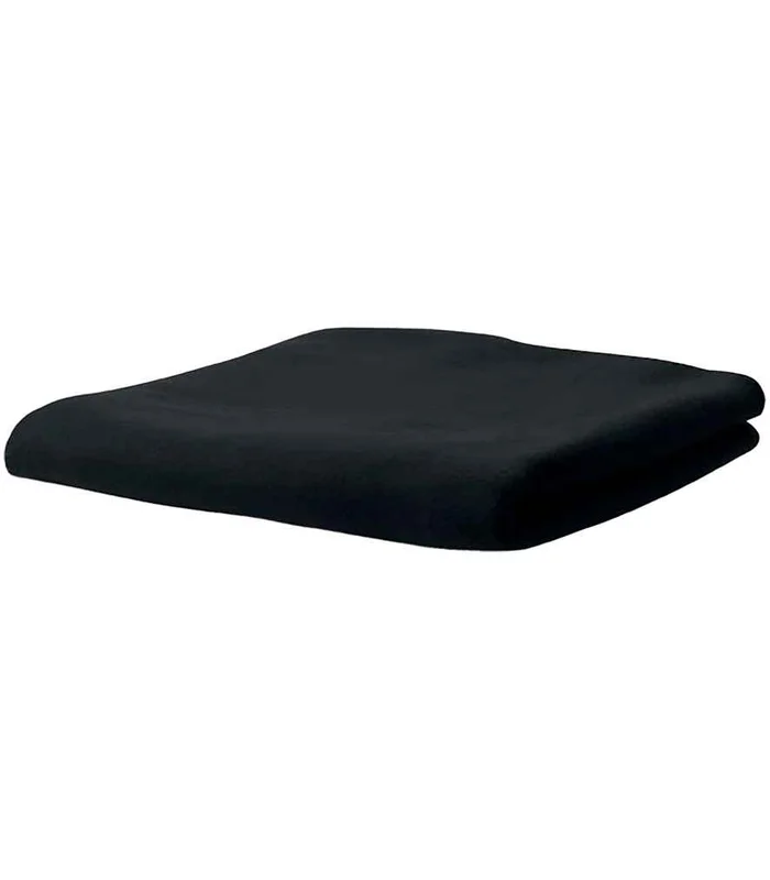 SOL'S SOL'S Stavenger Plaid Fleece Blanket in BLK