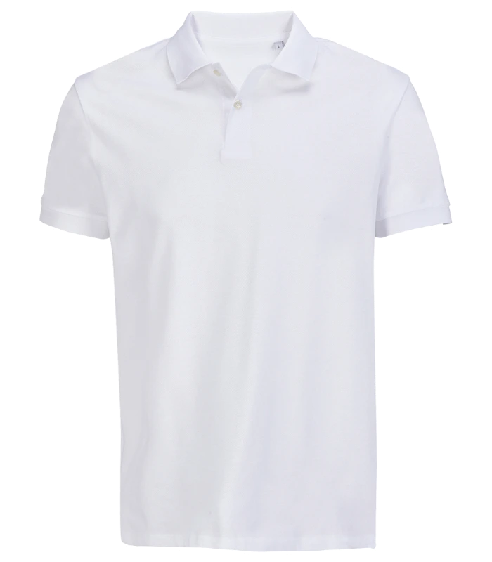 SOL'S SOL'S Unisex Pacific Twin Piqué Polo Shirt in WHI