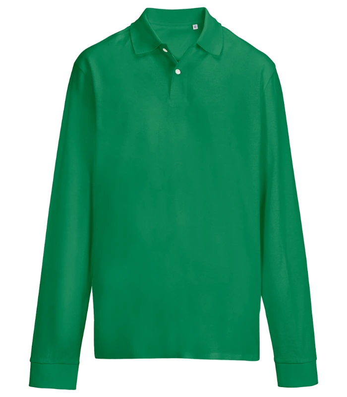 SOL'S SOL'S Unisex Pacific Long Sleeve Piqué Polo Shirt in KEL