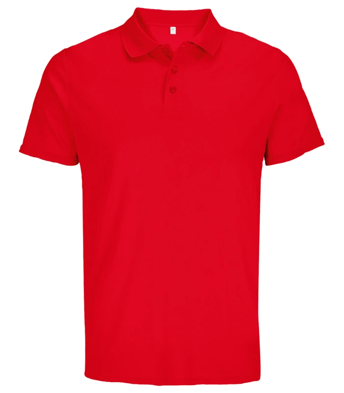 SOL'S SOL'S Unisex Pitcher Recycled Polyester Piqué Polo Shirt in RED