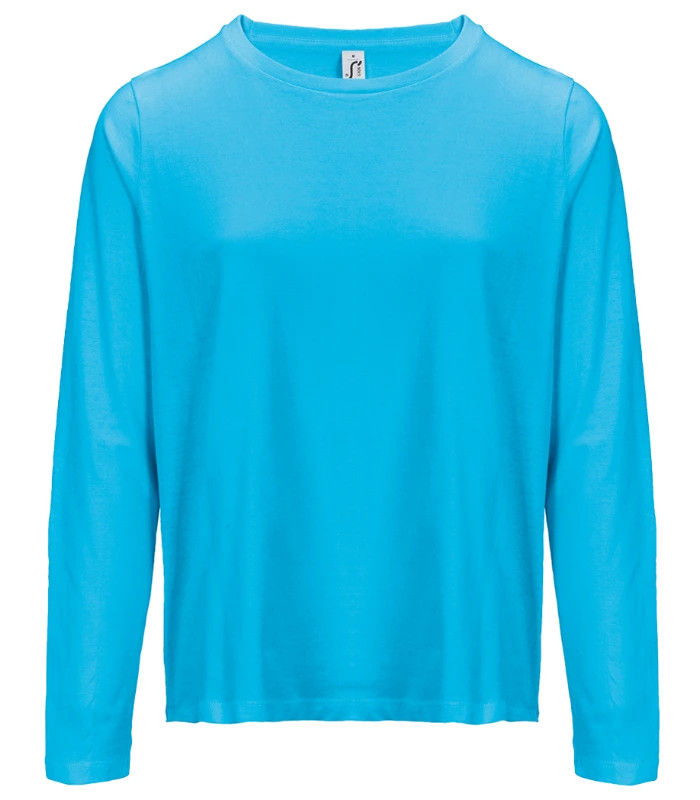SOL'S SOL'S Ladies Monarch Long Sleeve T-Shirt in AQA