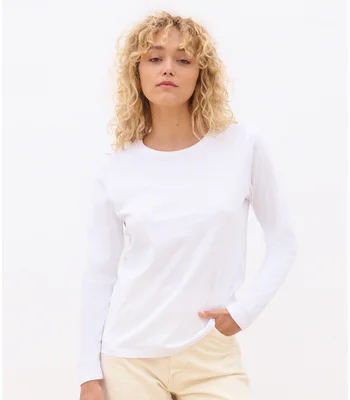SOL'S SOL'S Ladies Monarch Long Sleeve T-Shirt in WHI