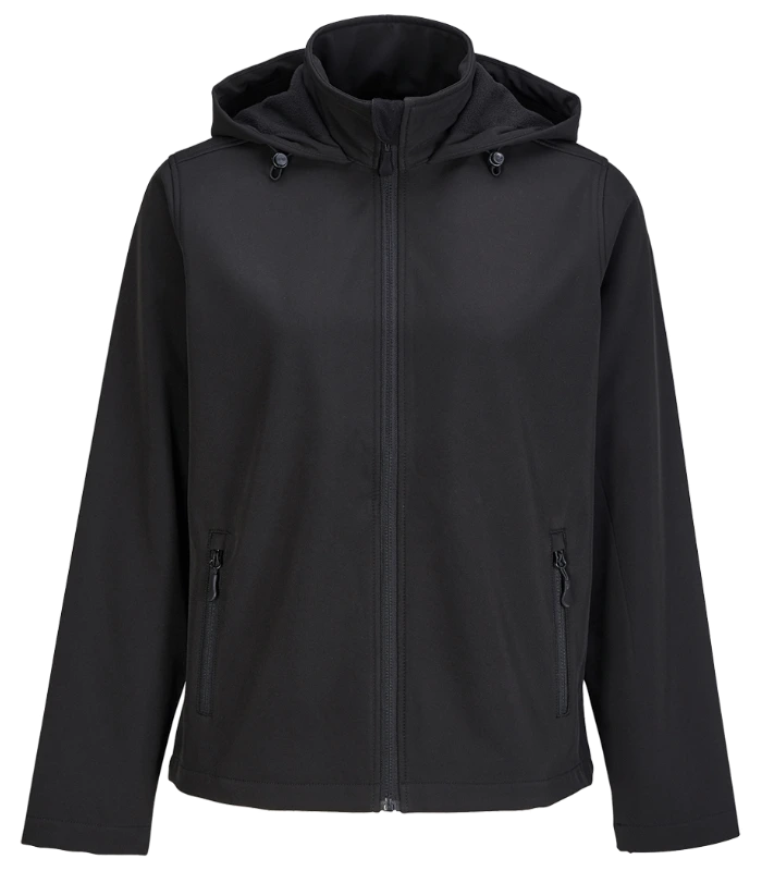 SOL'S SOL'S Ladies Race Hooded Soft Shell Jacket in BLK