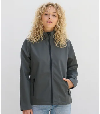 SOL'S SOL'S Ladies Race Hooded Soft Shell Jacket in CHA