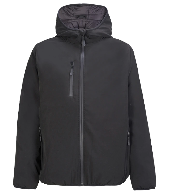 SOL'S SOL'S Falcon Padded Soft Shell Jacket in BLK
