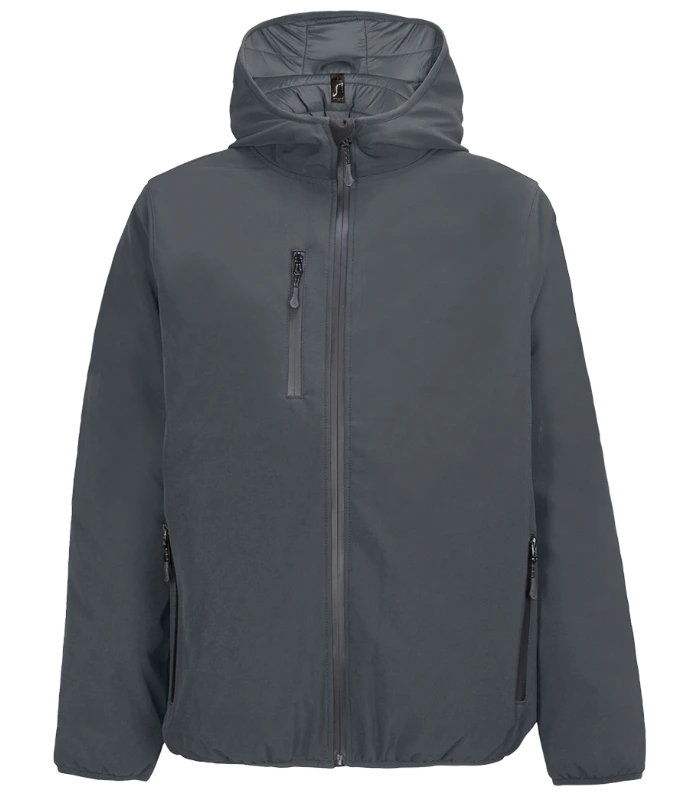 SOL'S SOL'S Falcon Padded Soft Shell Jacket in CHA