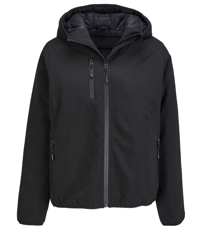 SOL'S SOL'S Ladies Falcon Padded Soft Shell Jacket in BLK