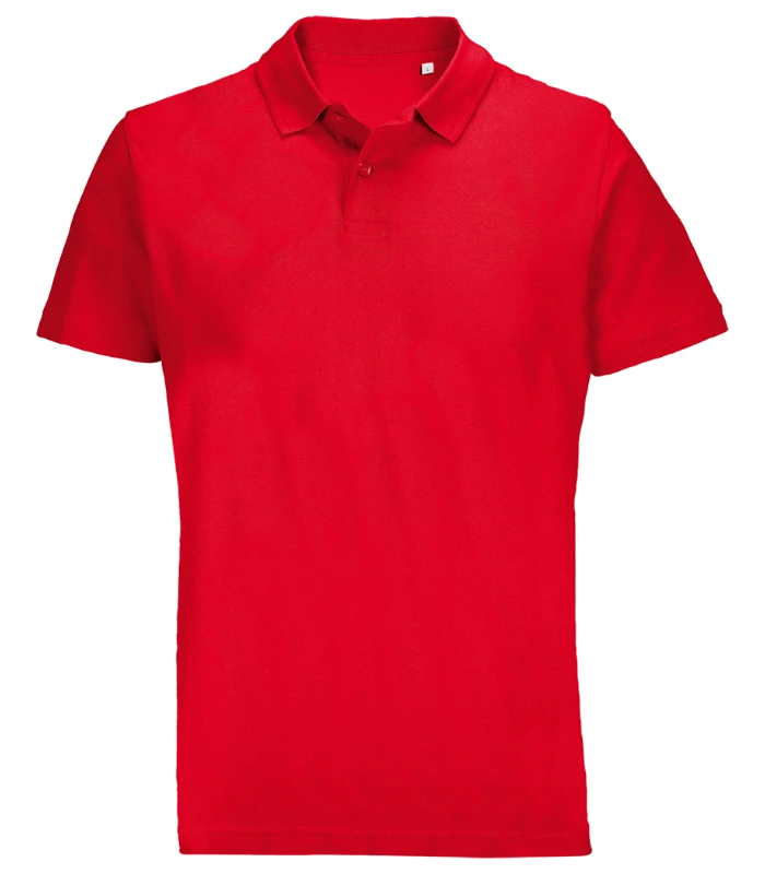 SOL'S SOL'S Unisex Pulse Twin Piqué Polo Shirt in RED