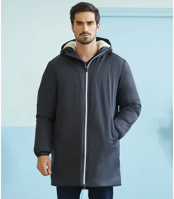 NEOBLU NEOBLU Unisex Astra Parka Jacket in Deep Black