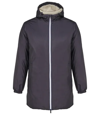 NEOBLU NEOBLU Unisex Astra Parka Jacket in Deep Black