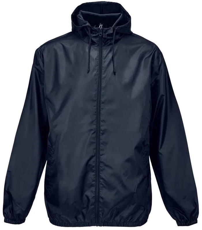 SOL'S SOL'S Shield Unisex Windbreaker Jacket in French Navy
