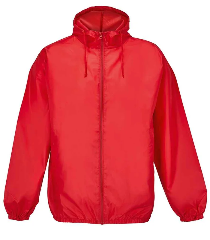 SOL'S SOL'S Shield Unisex Windbreaker Jacket in Red