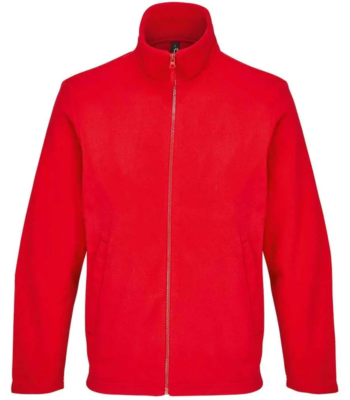 SOL'S SOL'S Unisex Nitro Micro Fleece Jacket in Red
