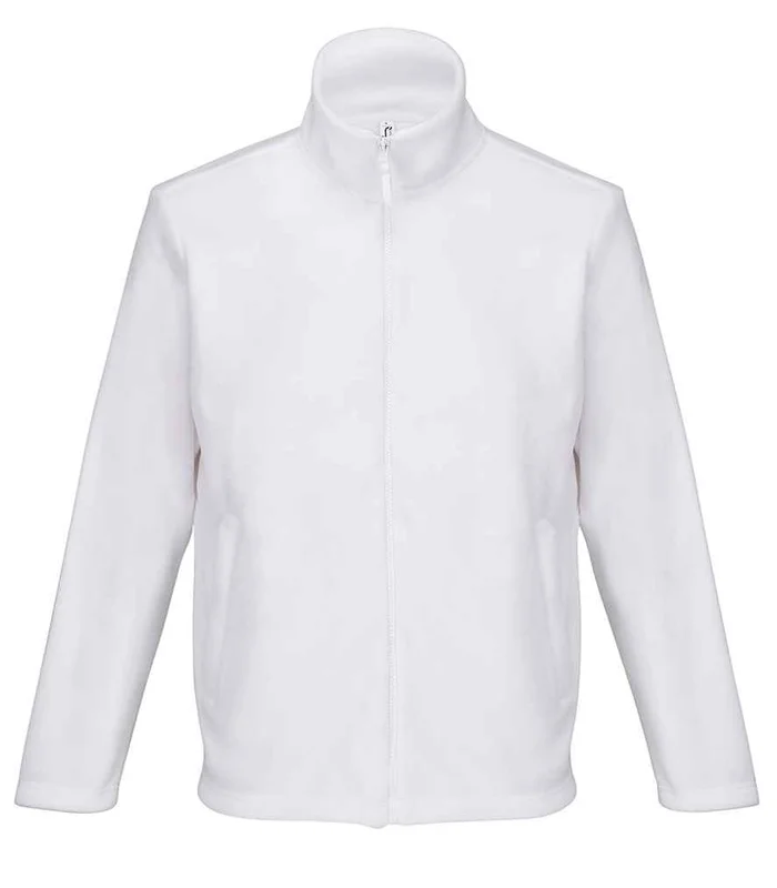SOL'S SOL'S Unisex Nitro Micro Fleece Jacket in White