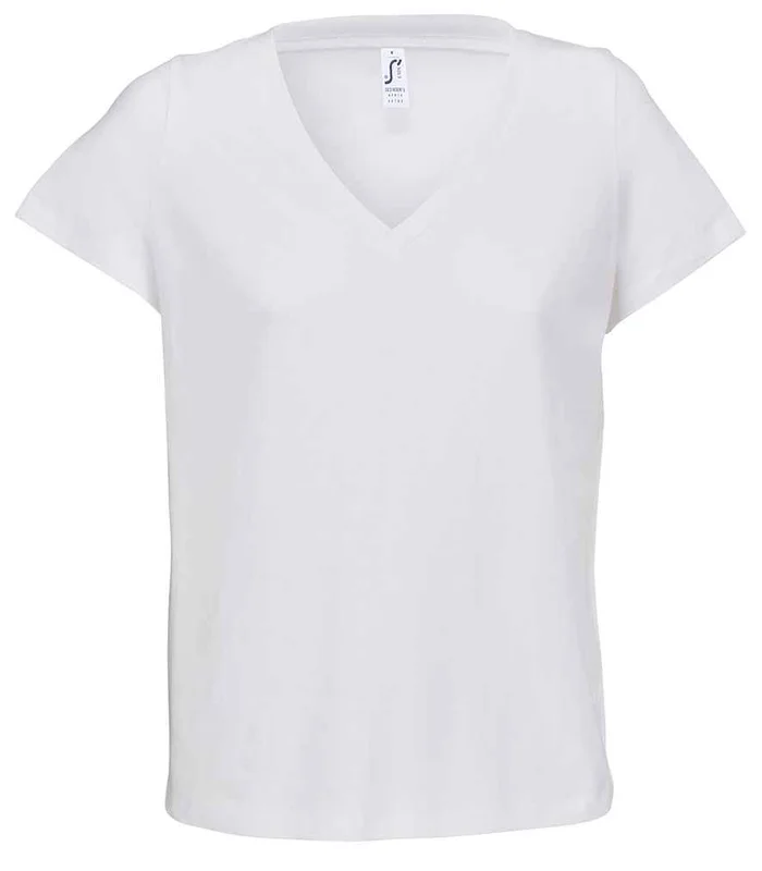 SOL'S SOL'S Ladies Regent V Neck T-Shirt in White