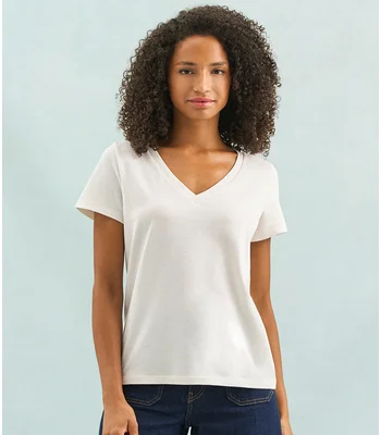 SOL'S SOL'S Ladies Regent V Neck T-Shirt in Deep Black