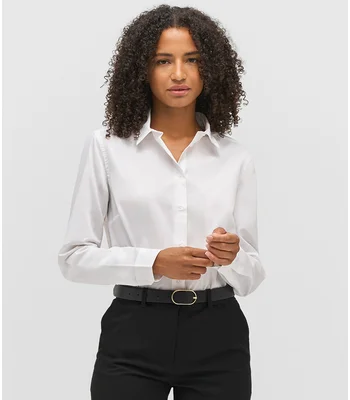 SOL'S SOL'S Ladies Bailey Long Sleeve Poplin Shirt in Sky Blue