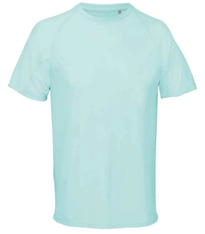 SOL'S SOL'S Vortex Ripstop Performance T-Shirt in Arctic Blue