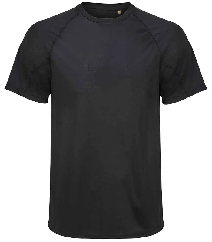SOL'S SOL'S Vortex Ripstop Performance T-Shirt in Black
