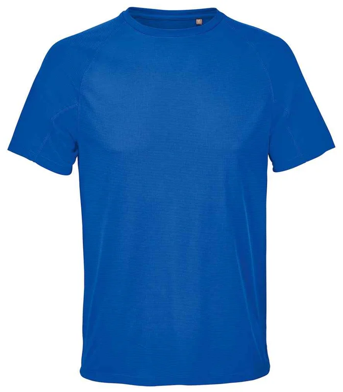 SOL'S SOL'S Vortex Ripstop Performance T-Shirt in Royal Blue