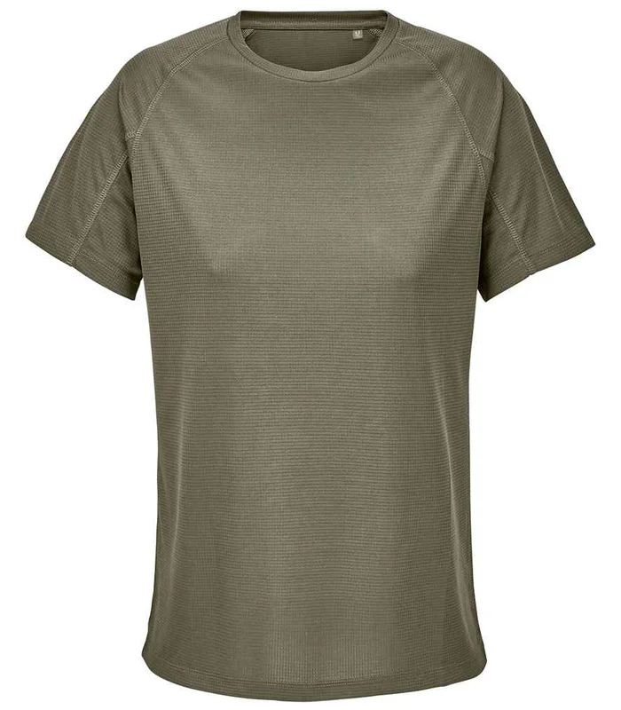 SOL'S SOL'S Ladies Vortex Ripstop Performance T-Shirt in Army