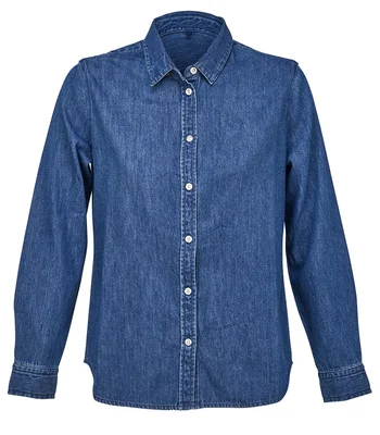 NEOBLU NEOBLU Ladies Bennett Denin Shirt in Stonewash Denim