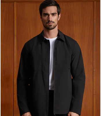 NEOBLU NEOBLU Unisex Anton Jacket in Deep Black