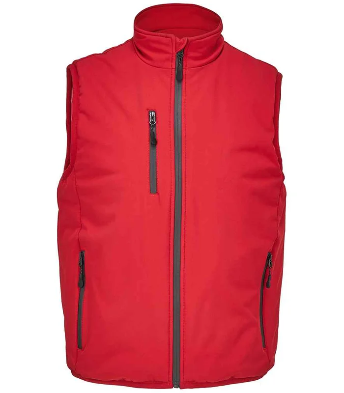 SOL'S SOL'S Unisex Falcon Padded Bodywarmer in Pepper Red