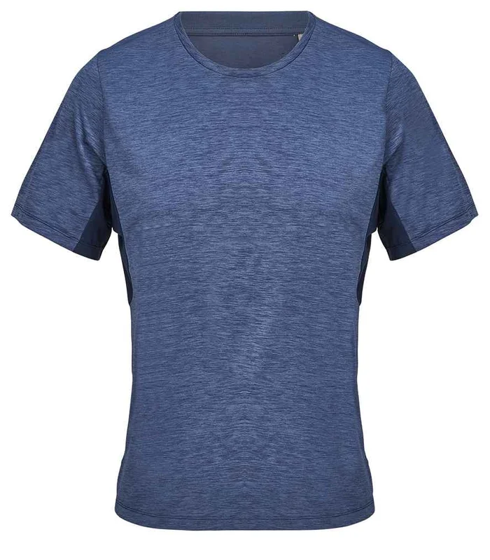 SOL'S SOL'S Unisex Storm Performance T-Shirt in French Navy Marl/French Navy
