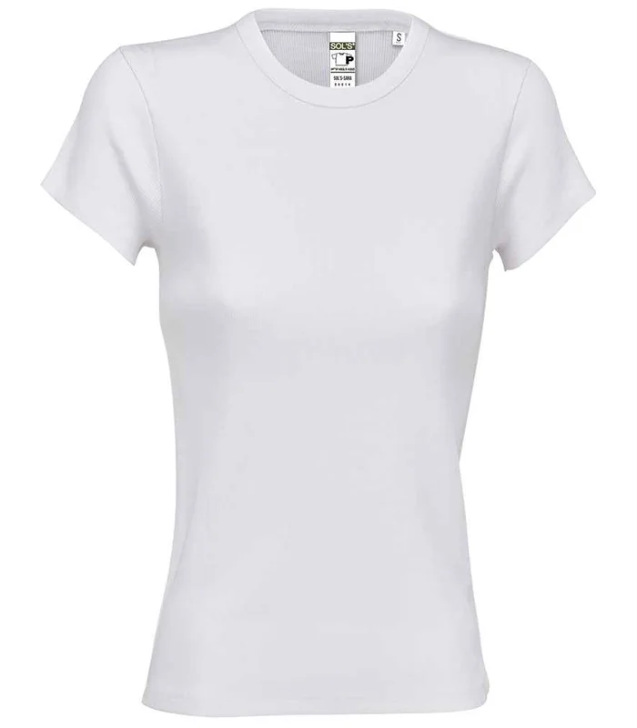 SOL'S SOL'S Ladies Sara T-Shirt in White