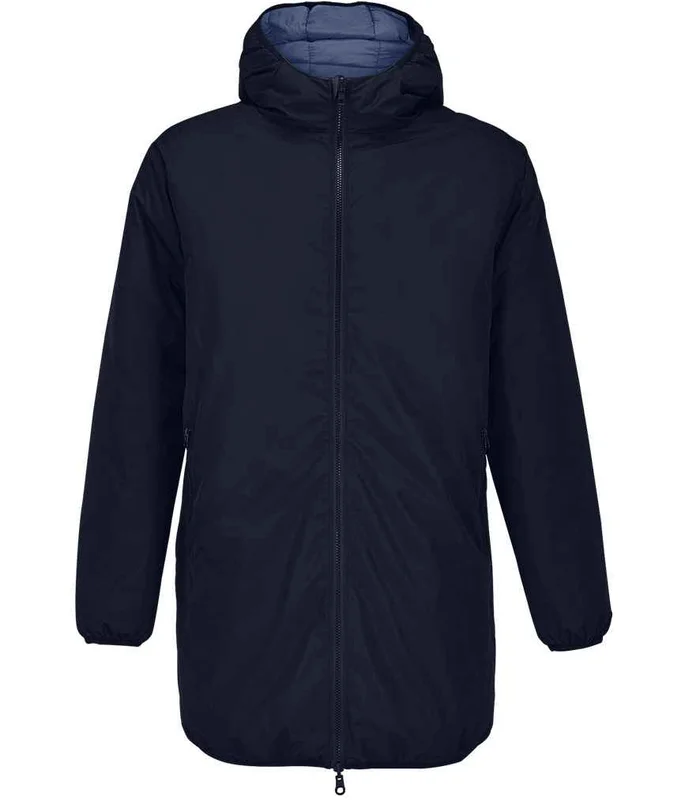 SOL'S SOL'S Unisex Reverse Parka Jacket in French Navy