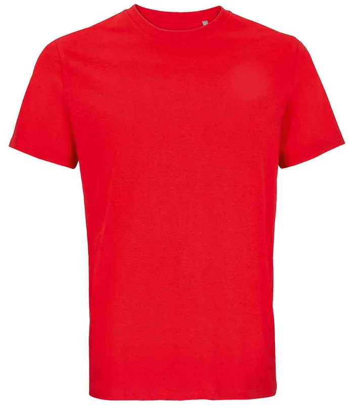 SOL'S SOL'S Unisex Lyam Premium T-Shirt in Bright Red