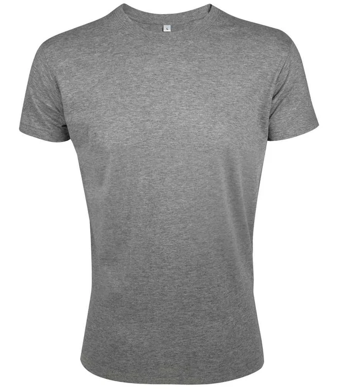 SOL'S SOL'S Regent Fit T-Shirt in Grey Marl