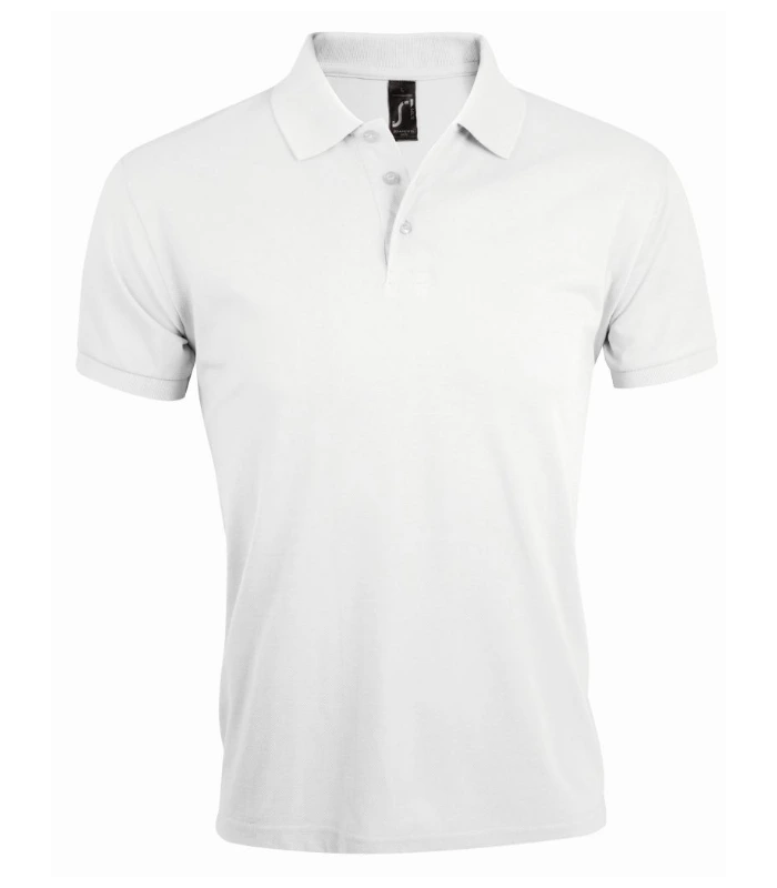 SOL'S SOL'S Prime Poly/Cotton Piqué Polo Shirt in WHI