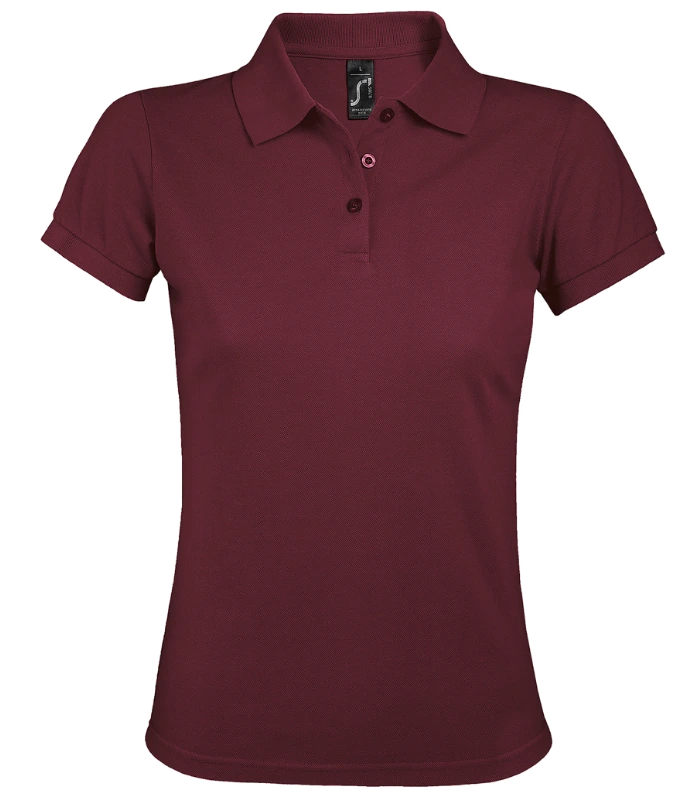SOL'S SOL'S Ladies Prime Poly/Cotton Piqué Polo Shirt in BUR
