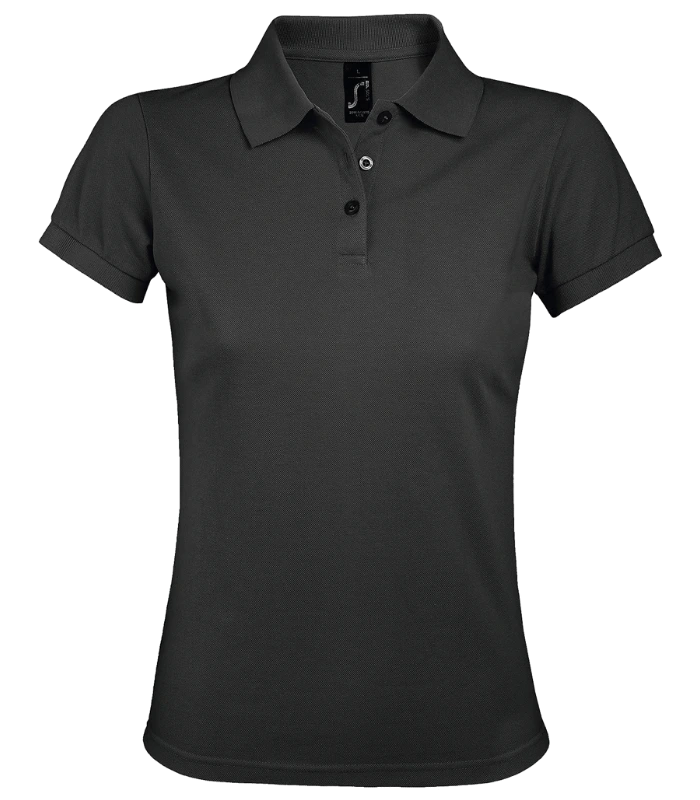 SOL'S SOL'S Ladies Prime Poly/Cotton Piqué Polo Shirt in DGY