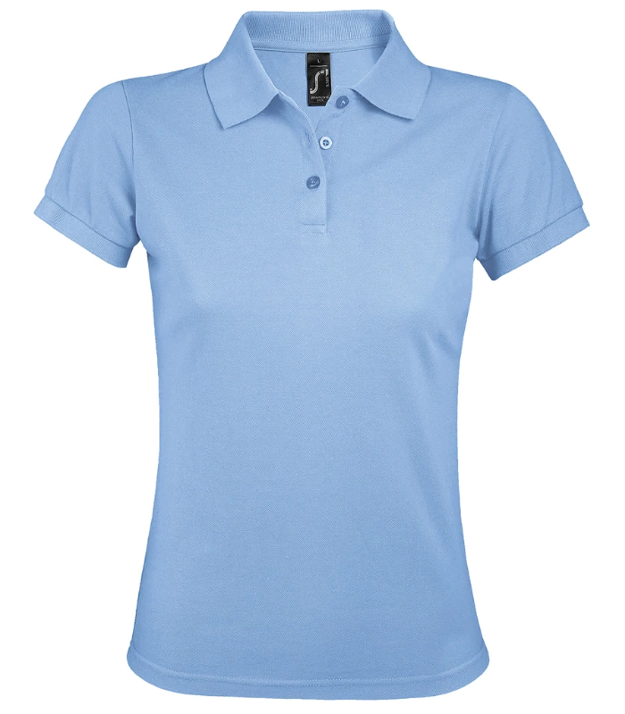 SOL'S SOL'S Ladies Prime Poly/Cotton Piqué Polo Shirt in SKY