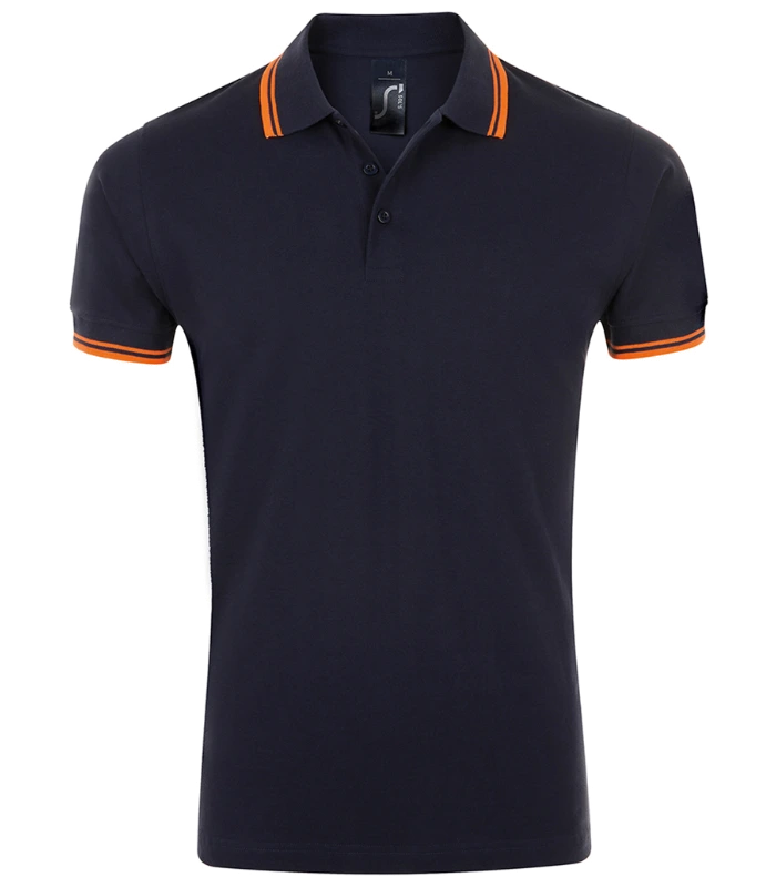 SOL'S SOL'S Pasadena Tipped Cotton Piqué Polo Shirt in FN/NO