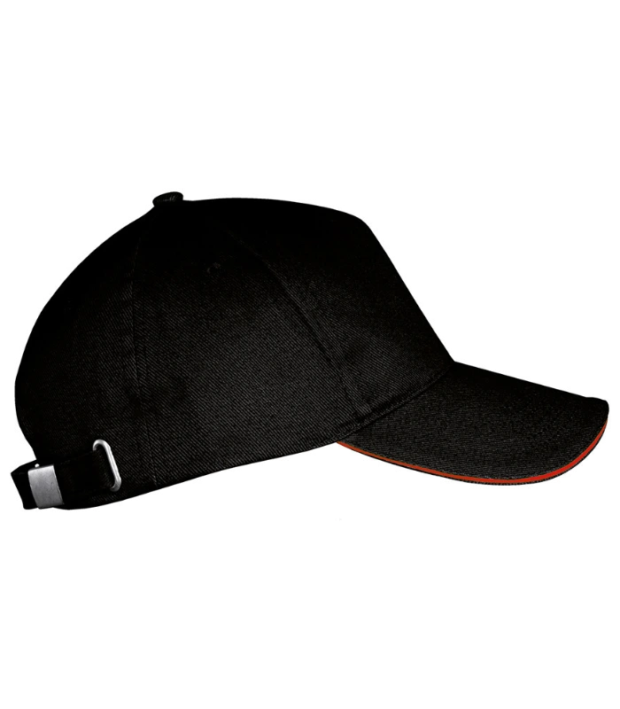 SOL'S SOL'S Long Beach Cap in BK/RD