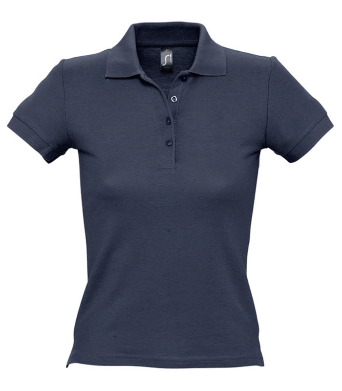 SOL'S SOL'S Ladies People Cotton Piqué Polo Shirt in NAV
