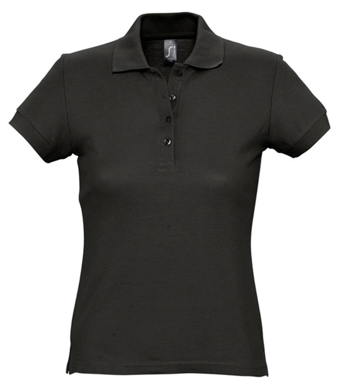 SOL'S SOL'S Ladies Passion Cotton Piqué Polo Shirt in BLK