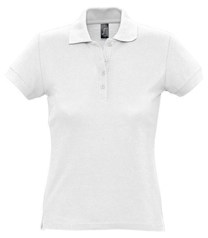 SOL'S SOL'S Ladies Passion Cotton Piqué Polo Shirt in WHI