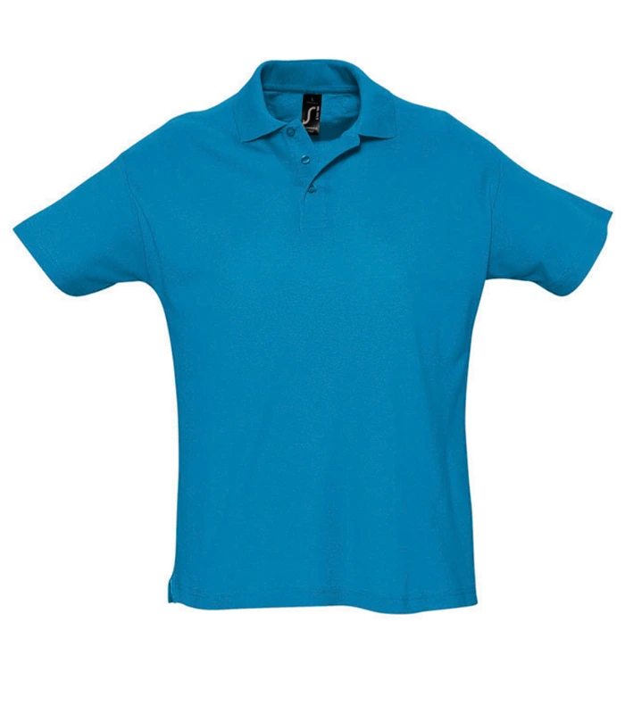 SOL'S SOL'S Summer II Cotton Piqué Polo Shirt in AQA