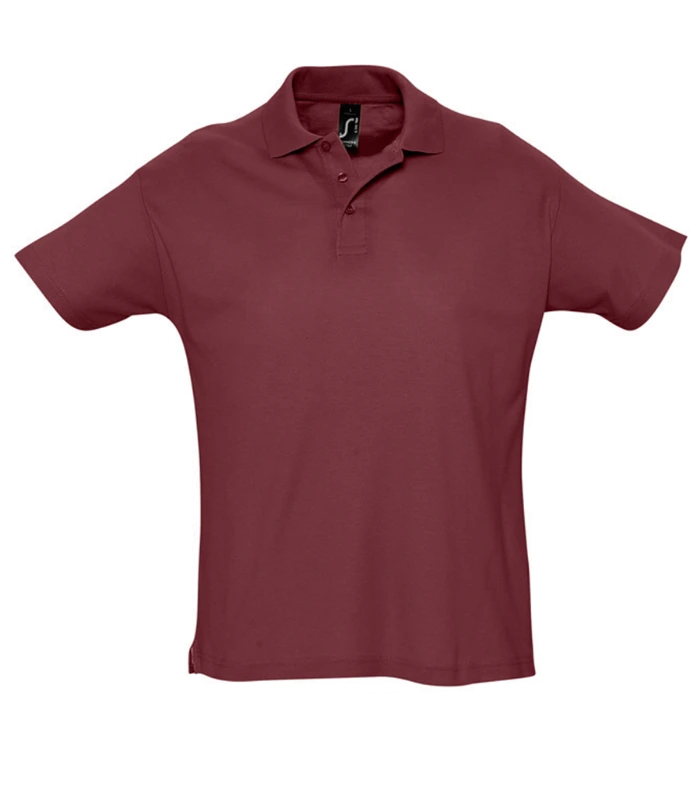 SOL'S SOL'S Summer II Cotton Piqué Polo Shirt in BUR