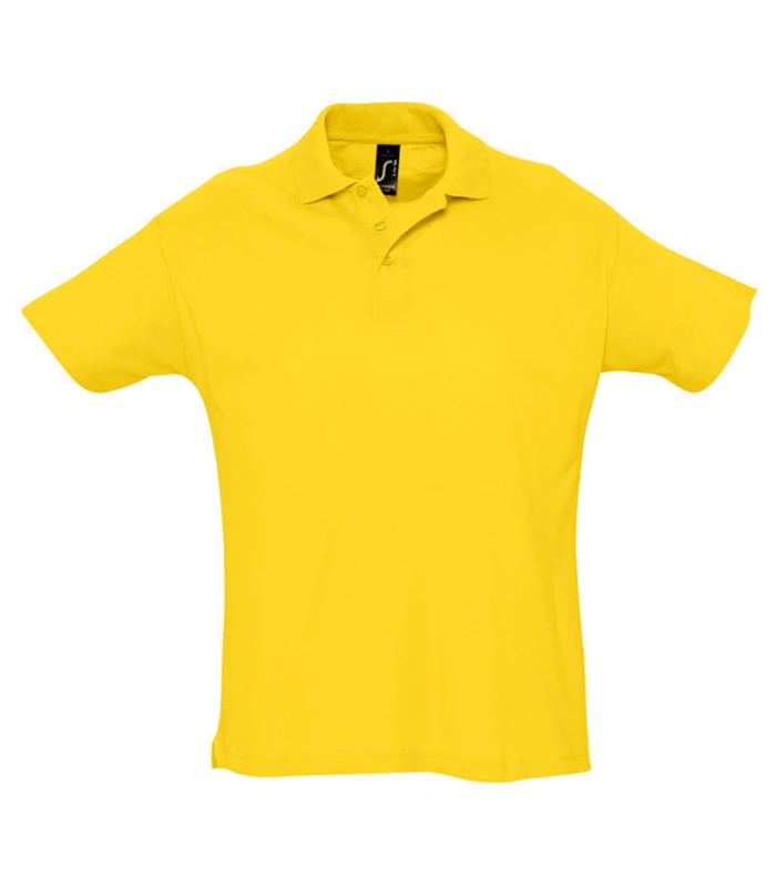 SOL'S SOL'S Summer II Cotton Piqué Polo Shirt in GOL