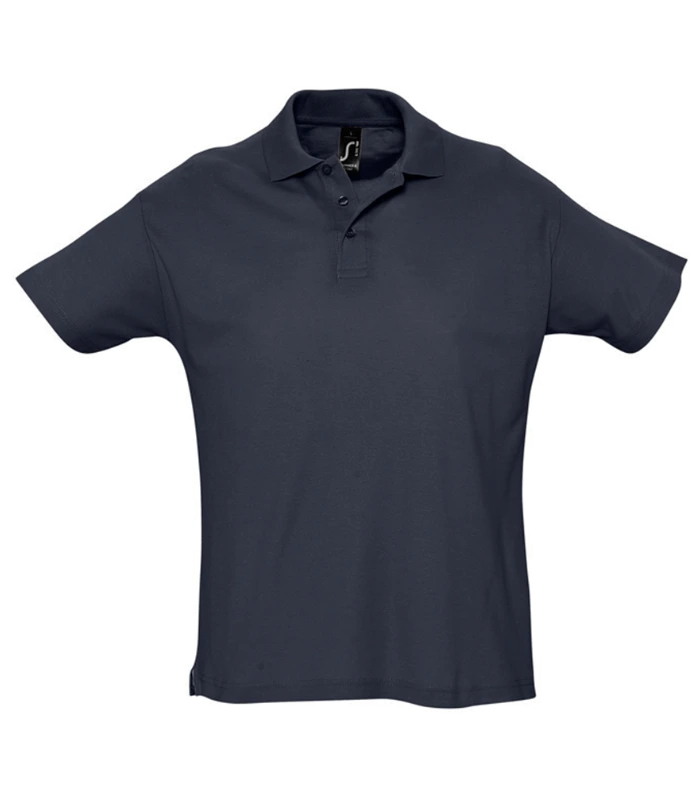 SOL'S SOL'S Summer II Cotton Piqué Polo Shirt in NAV