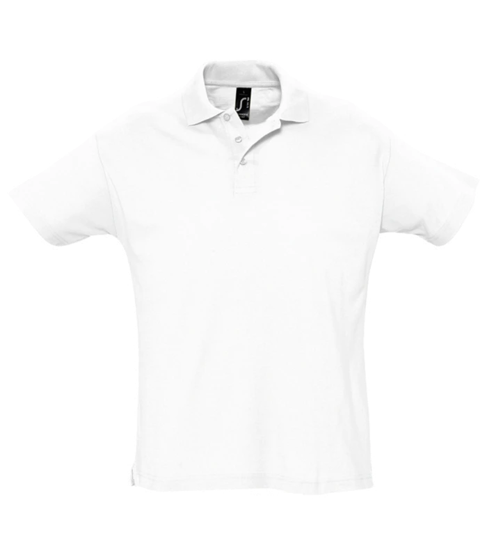 SOL'S SOL'S Summer II Cotton Piqué Polo Shirt in WHI