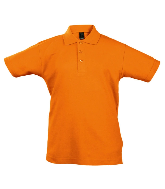 SOL'S SOL'S Kids Summer II Cotton Piqué Polo Shirt in ORA