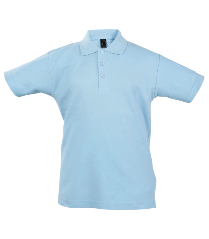 SOL'S SOL'S Kids Summer II Cotton Piqué Polo Shirt in SKY