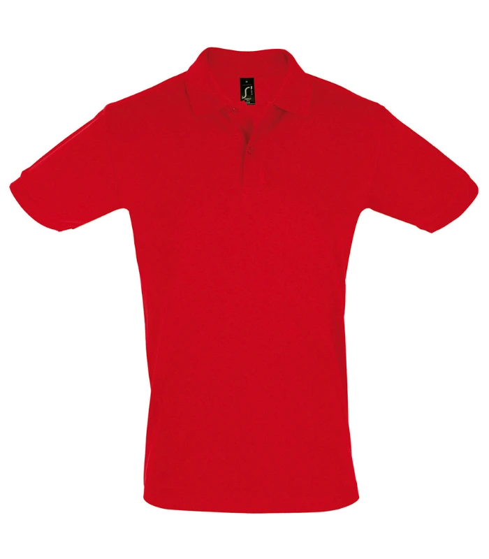 SOL'S SOL'S Perfect Cotton Piqué Polo Shirt in RED